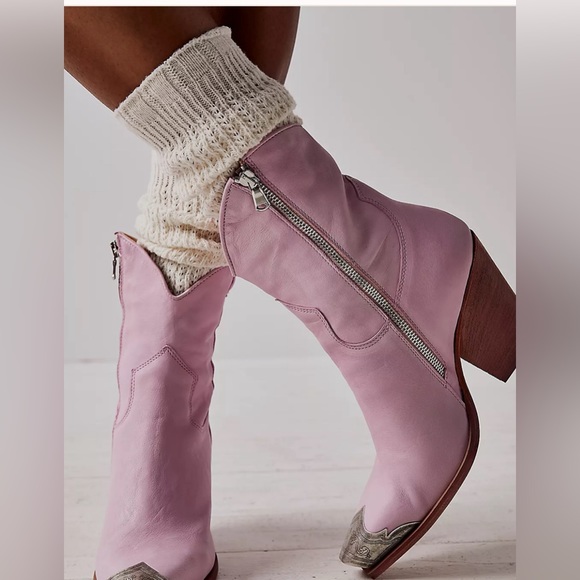 Free People Shoes - Pink FREE PEOPLE boots